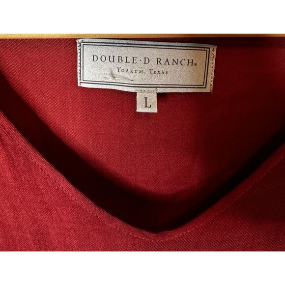 Double D Ranch Dress Large  Pinto Paint Wild Horse Western  Cowgirl - Picture 7 of 7